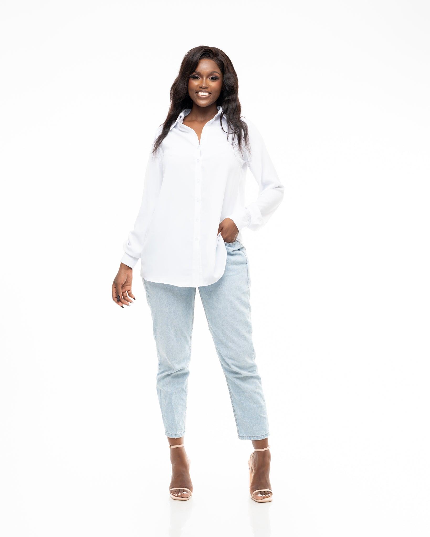 Monarch Oversize fit Shirt in PEARL - Ikojn